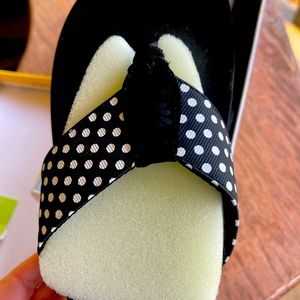 Yellow Box flip flops